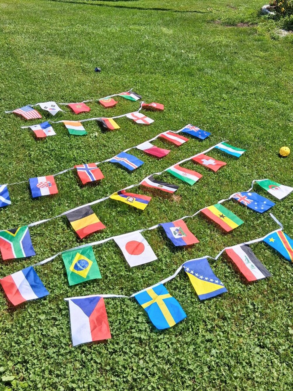 International flag bunting